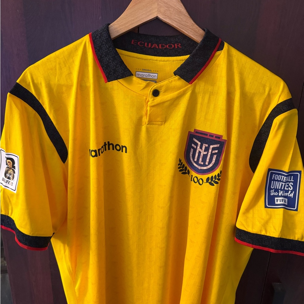 Ecuador Yellow Soccer Jersey